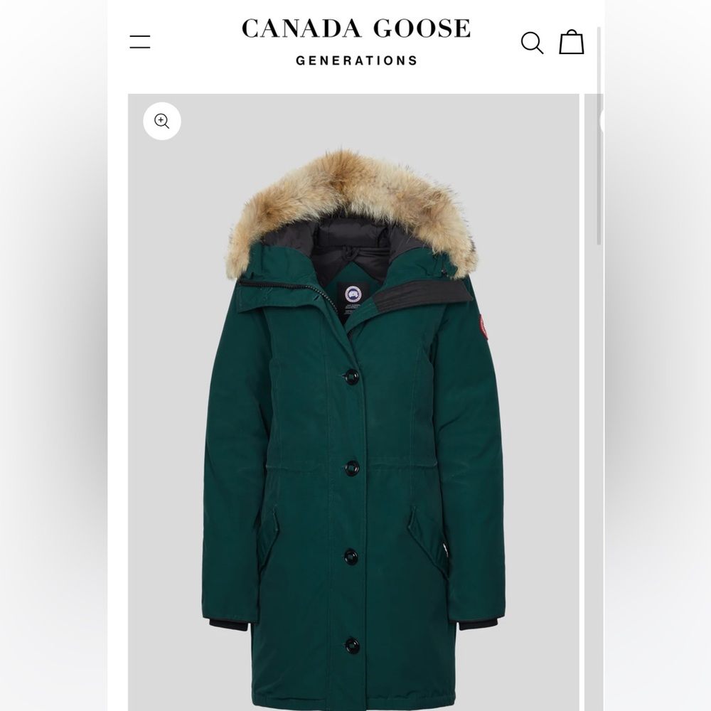 Canada Goose Rossclair Park Algonquin Green XS great condition